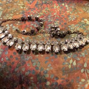 White crystal necklace